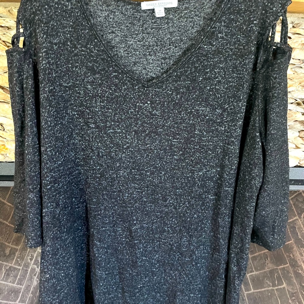 Super soft “green envelope” sweater